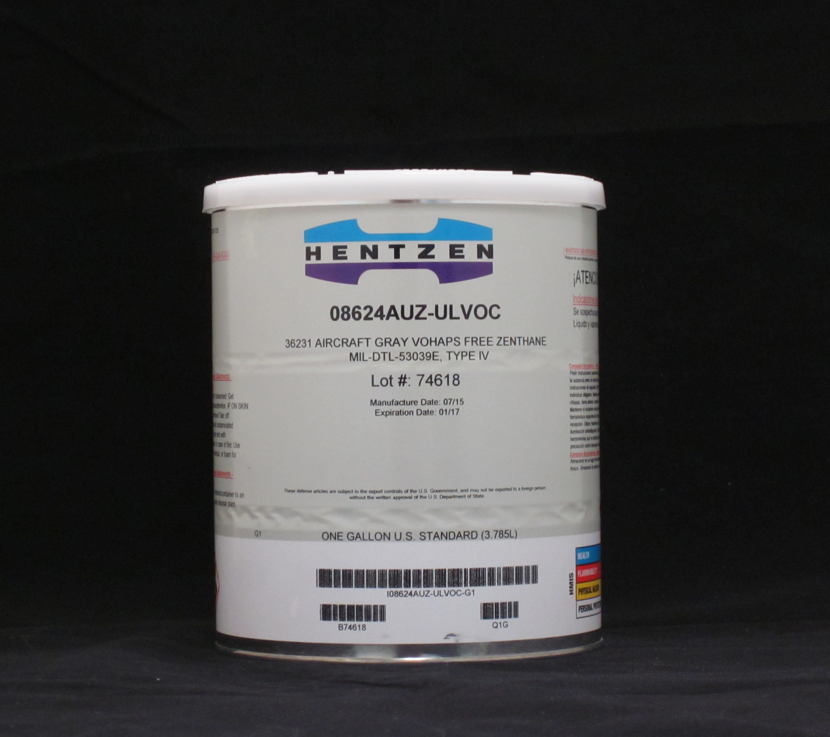 Zenthane® – Mil-DTL-53039, TY IV – 36231 – 08624AUZ-ULVOC